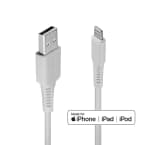 Câble USB Type A vers Lightning Blanc, 3 photo du produit