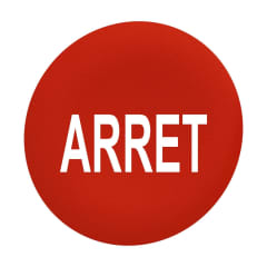 capsule BP flush 'ARRET' rouge photo du produit