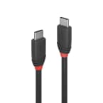 Câble USB 3.2 Type C 3A, 20Gbit/s, Black photo du produit