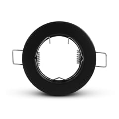 SUPPORT SPOT ROND NOIR 78mm photo du produit