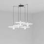 Plat Lampe Suspension Blanche photo du produit