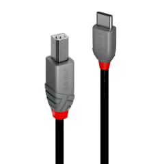 Câble USB 2.0 Type C vers B, Anthra Line photo du produit