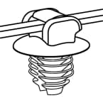 Laniere 180x4mm BK-T40RFT8GSD photo du produit