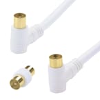 Cord TV 9.52 mm M/F 90° - 0m80 photo du produit