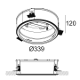 MULTINOVA 30 RECESSED KIT photo du produit