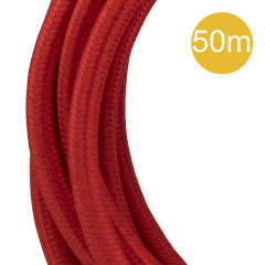 Cordon Textile 3C 50M Rouge photo du produit