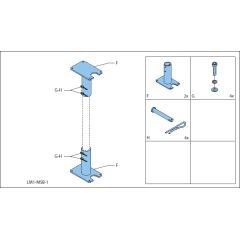 Ensemble support LS1-OC100E-1 photo du produit