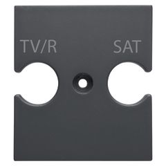 SUPPORT PRISES TV-R-SAT CH/BK photo du produit