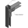 EQUERRE PLATE 3T STRUT41 GC85µ photo du produit