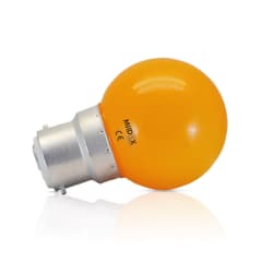 LED 1 W BULB B22 ORANGE BX photo du produit