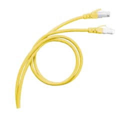 CORDON C6A S-FTP PVC JAUNE 2M photo du produit