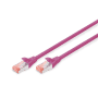 CAT 6 S-FTP LSZH 1m, magenta photo du produit