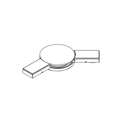 OZ ADJUSTABLE JOINT 2 WAY WHT photo du produit