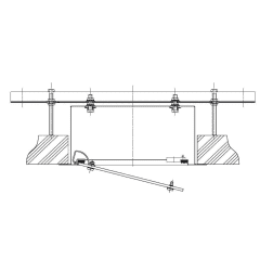 acc de fixation plafond acier photo du produit