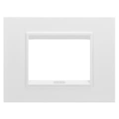 PLAQUE LUX 3P METAL BL SATI photo du produit