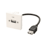 Pla USB A FF 2 mod 0.2m - sch photo du produit