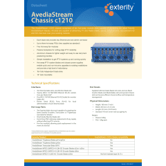 AvediaStream c1210 chassis 10- photo du produit