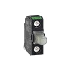 Bloc lum. boite LED vert 24V photo du produit