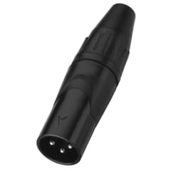 Fiche XLR male, 3 poles photo du produit