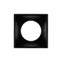 ANOVI ANNEAUX carré noir mat photo du produit