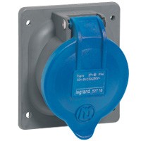 Socle de prise tableau hypra ip44 - 200-250v - 16a - 3p+n+t