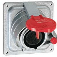 Socle prisint.tabl. Hypra mét. Ip 44 -bt-380-415v-16a-3p+n+t