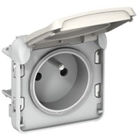 Plexo composable, une prise de courant étanche permettant le branchement d'un appareil électrique da