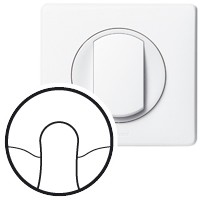 Céliane, un enjoliveur à monter sur mécanisme et à compléter d’un support et d’une plaque de finitio