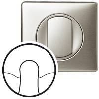 Enjoliveur céliane pour sortie de câble - finition titane