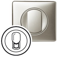 Legrand - enjoliveur céliane pour prise téléphone pour réseau mixte et basique - finition titane