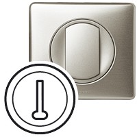 Enjoliveur céliane pour prise téléphone 8 contacts - finition titane