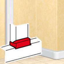 Legrand - dérivation plane vers goulotte dlp monobloc largeur 80mm - blanc