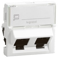 Prises RJ45 pour goulotte à clippage direct - Mosaïc LEGRAND