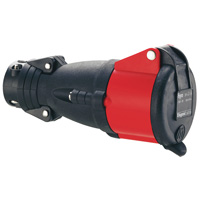 Prise mobile hypra caoutchouc ip44-bt- 380-415v - 16a - 3p+t