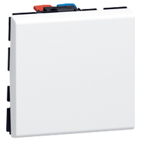 Legrand - poussoir inverseur 6a 250v~ mosaic 2 modules - blanc