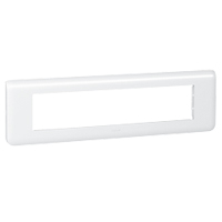 Mosaic, plaque de finition blanche avec aspect polyglass, pour protéger et embellir un mécanisme, à 