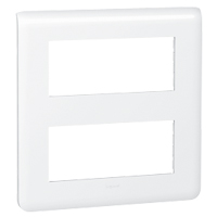 Legrand - plaque mosaic 2x5 modules - blanc