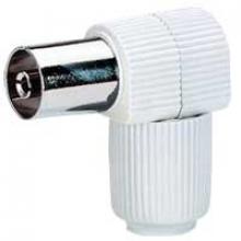 Legrand - fiche télévision coaxiale normalisée femelle sortie latérale ø9,52mm