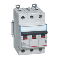 Dx³, disjoncteur modulaire tripolaire magnétothermique à coupure pleinement apparente pour la comman