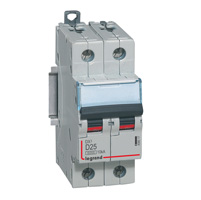 Dx³, disjoncteur modulaire bipolaire magnétothermique à coupure pleinement apparente pour la command