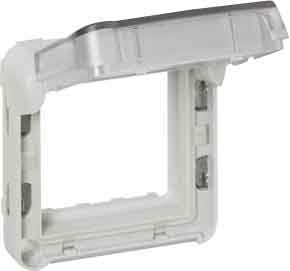 Plexo composable, adaptateur étanche permettant d’installer des fonctions mosaic dans des lieux humi