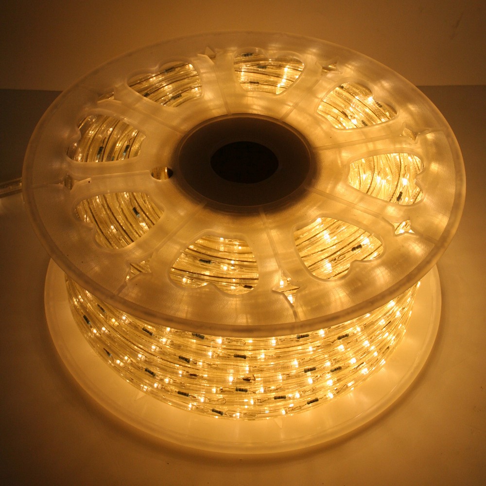 Cordon 44m 30led/m blanc chaud coupe 1m 230v