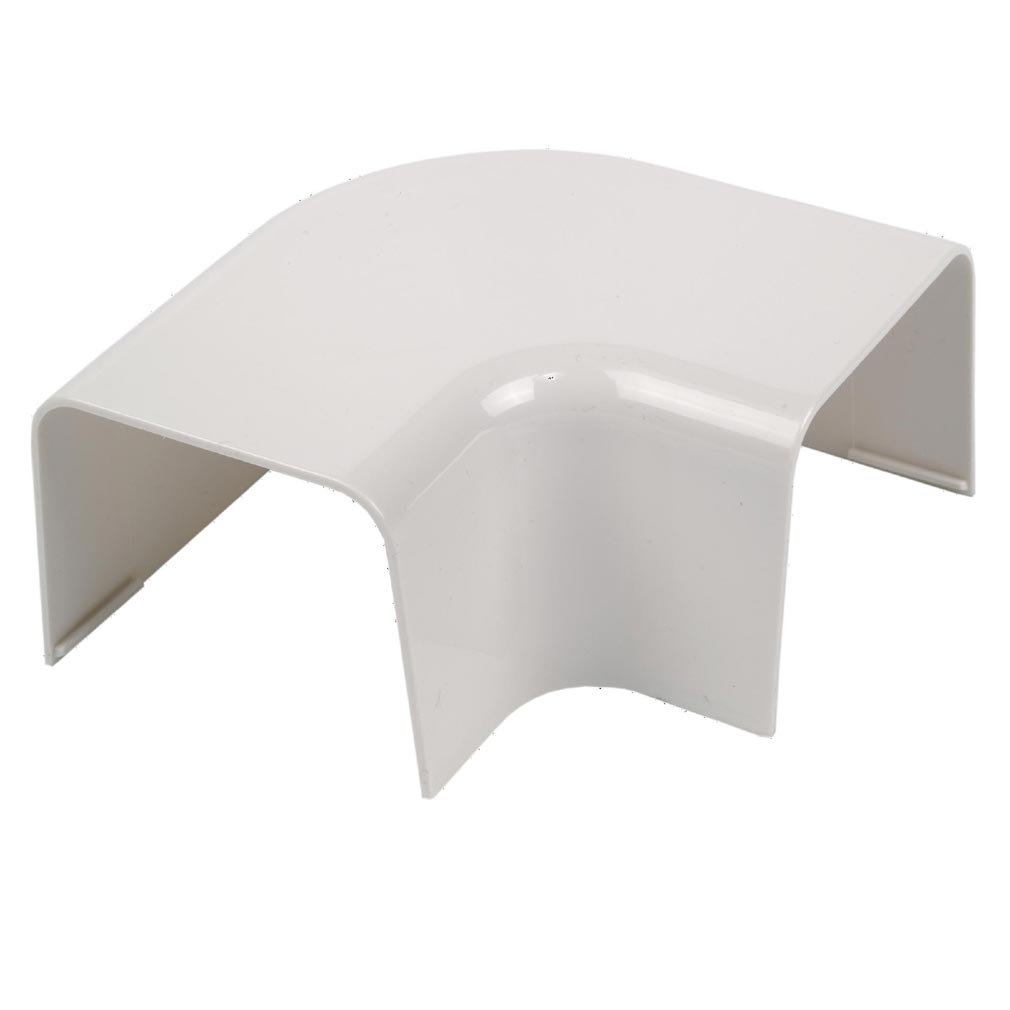 Coude 90 a plat pour goulotte 110 diametre:3858 et +