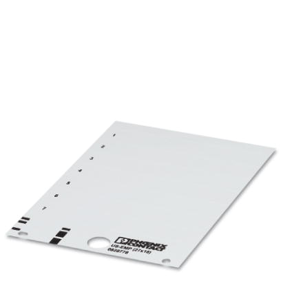 Etiquettes à encliqueter, carte, blanc, vierge, repérable avec : thermomark card, type de montage: e