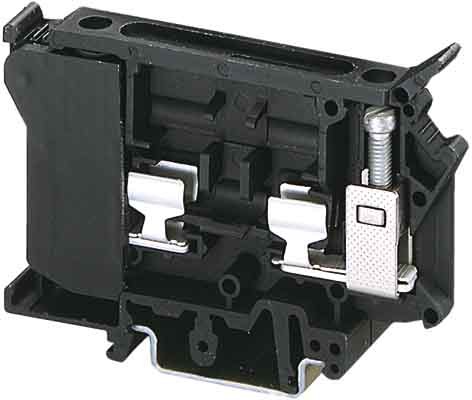 Bloc de jonction porte-fusible pour cartouche g, sections : 0,5 - 16 mm², largeur : 10,2 mm, coloris