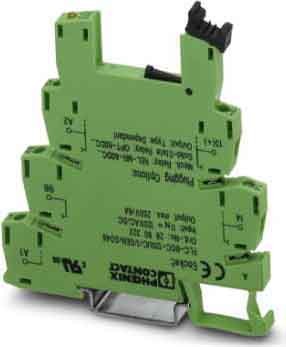 Embase plc pour capteurs de 6,2 mm à raccordement vissé, tension d'entrée 24 v dc (sans relais)