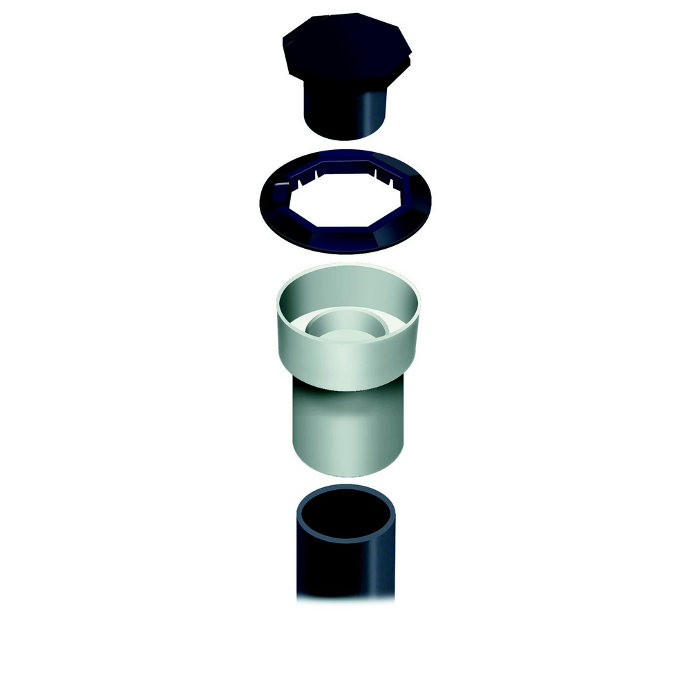 Trema 31605528 - prise de sol plastique noire