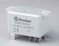 Relais de puissance 2no 30a 230v ac, avec patte de fixation sur le dessus, raccordement faston 250,