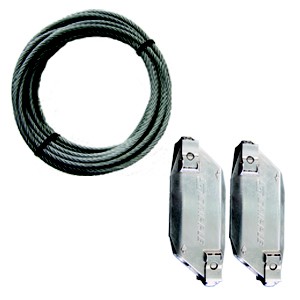 C?Ble tendu int?Rieur horizontal rapide et universel. Pr?T? L'emploi. Il est compos? D'un c?Ble de l