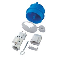 Modulo dcl, boîte de centre d67 avec couv. Non affleurant et connecteur